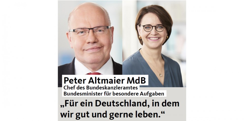 Peter Altmaier MdB Chef des Bundeskanzleramtes Bundesminister für besondere Aufgaben Peter Altmaier MdB Chef des Bundeskanzleramtes Bundesminister für besondere Aufgaben